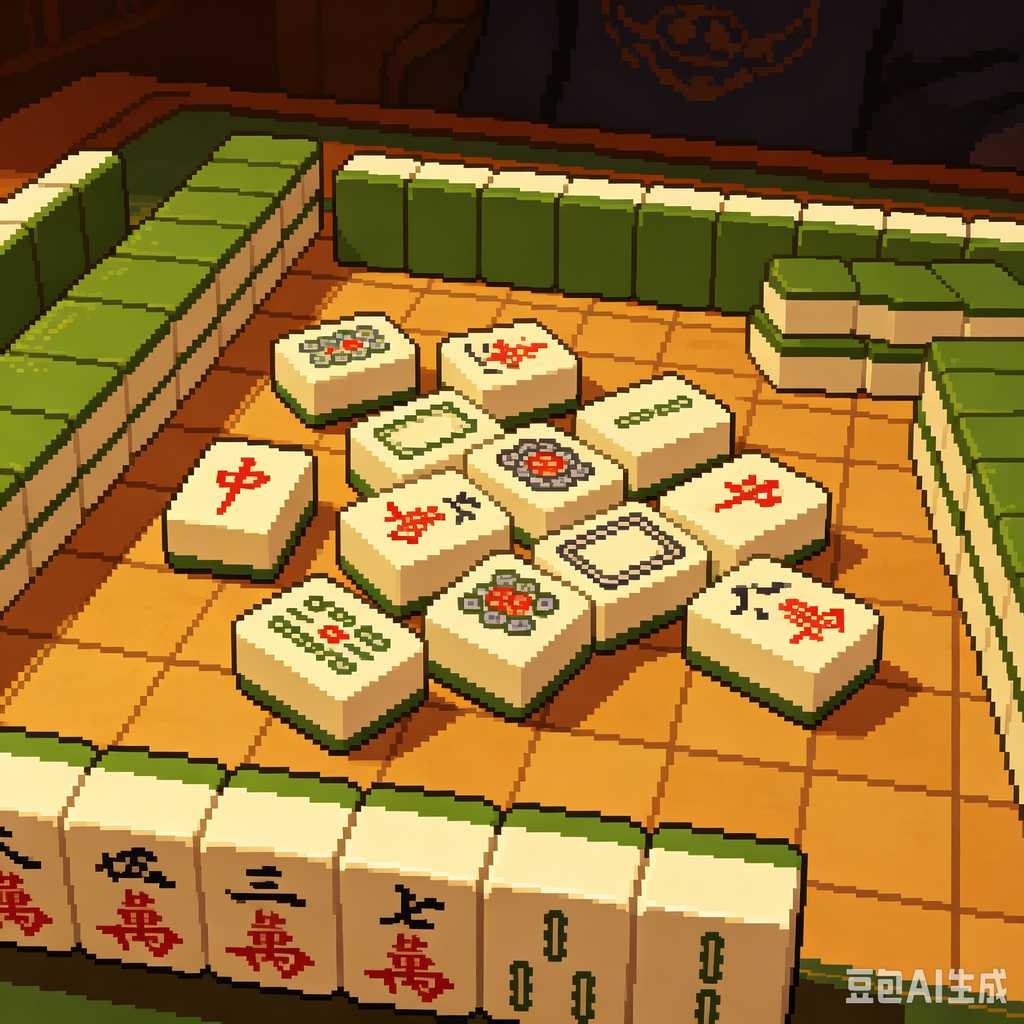 transparent acrylic mahjong set